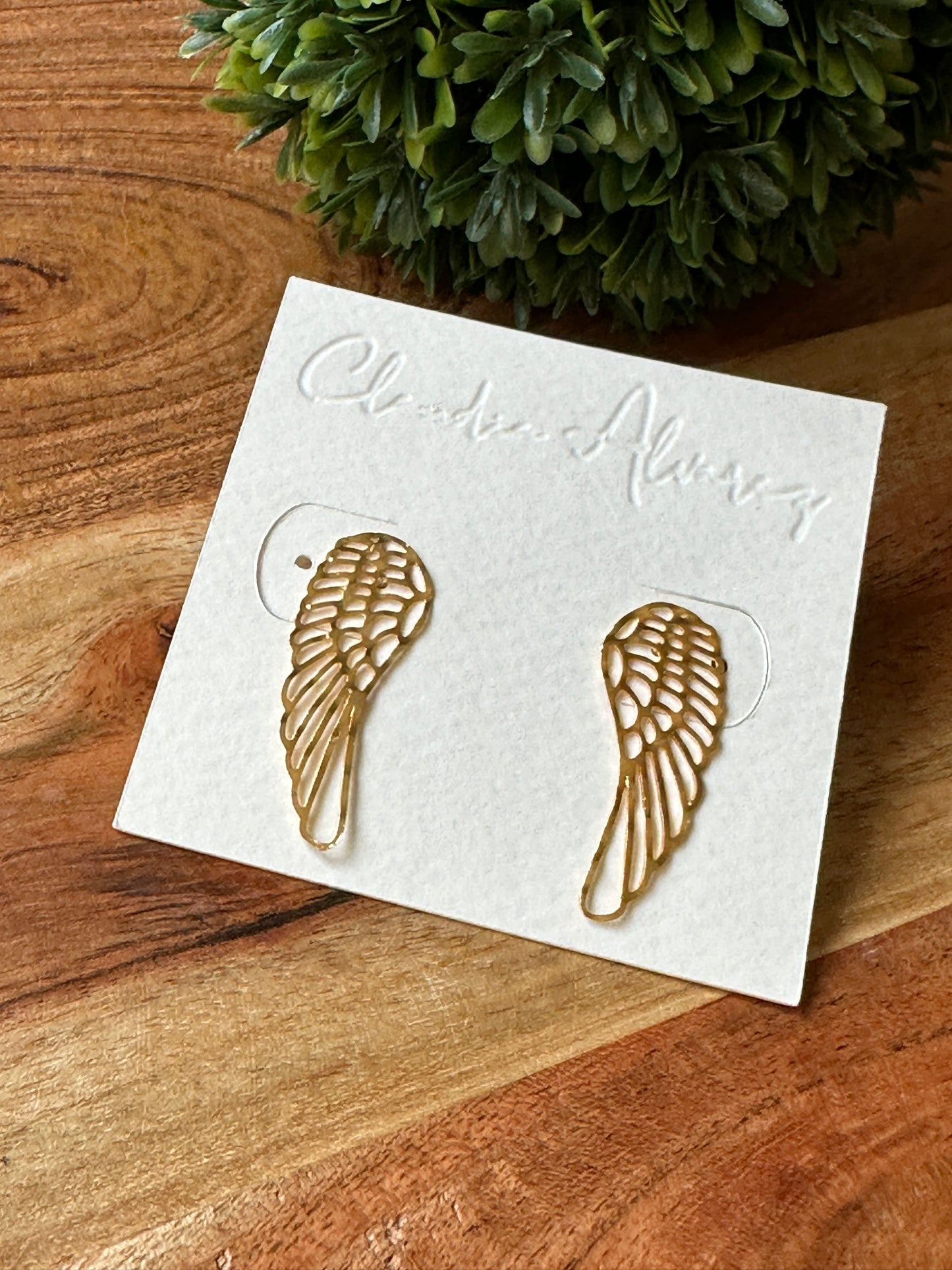 Hollow Wings Earrings