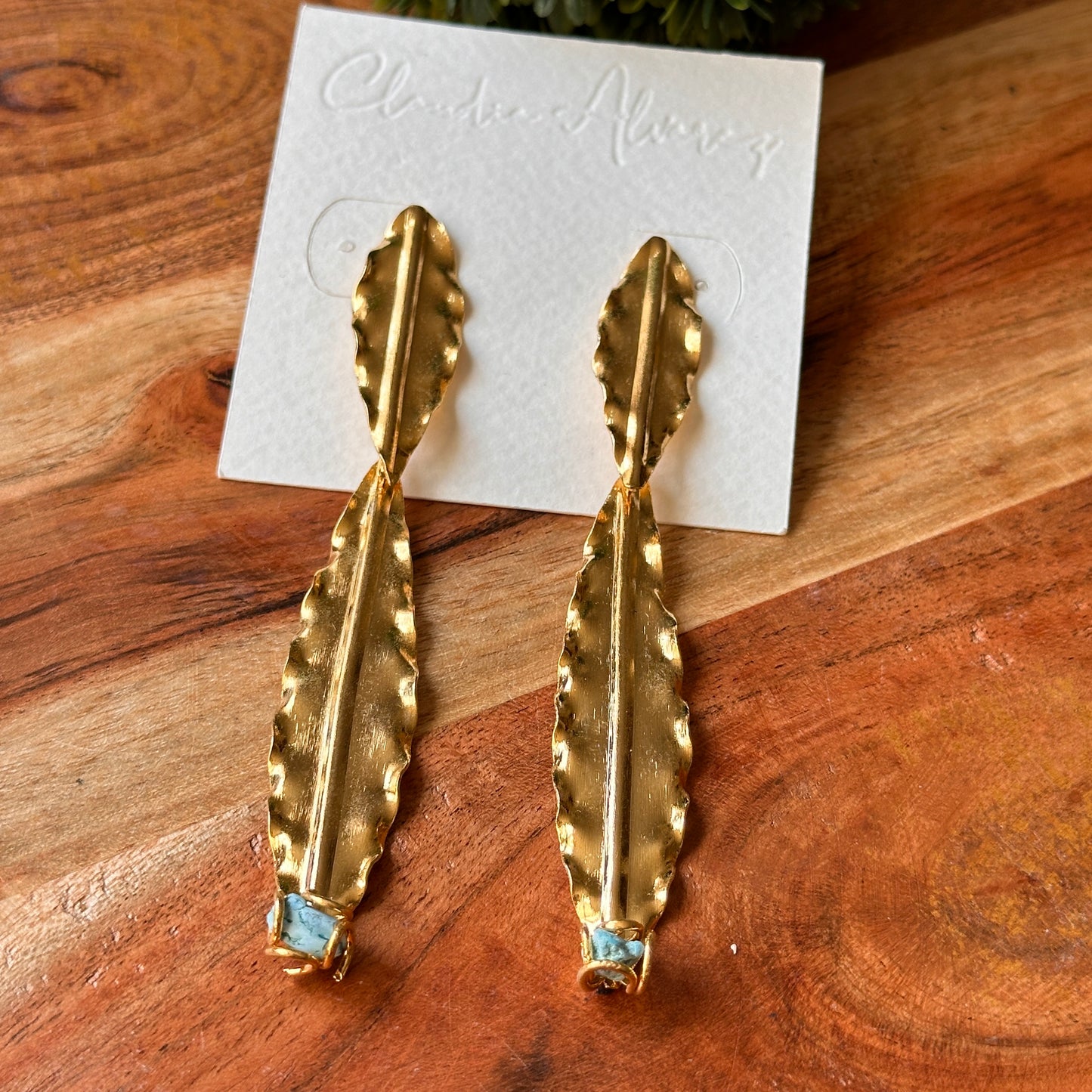 Long Leaves Earrings