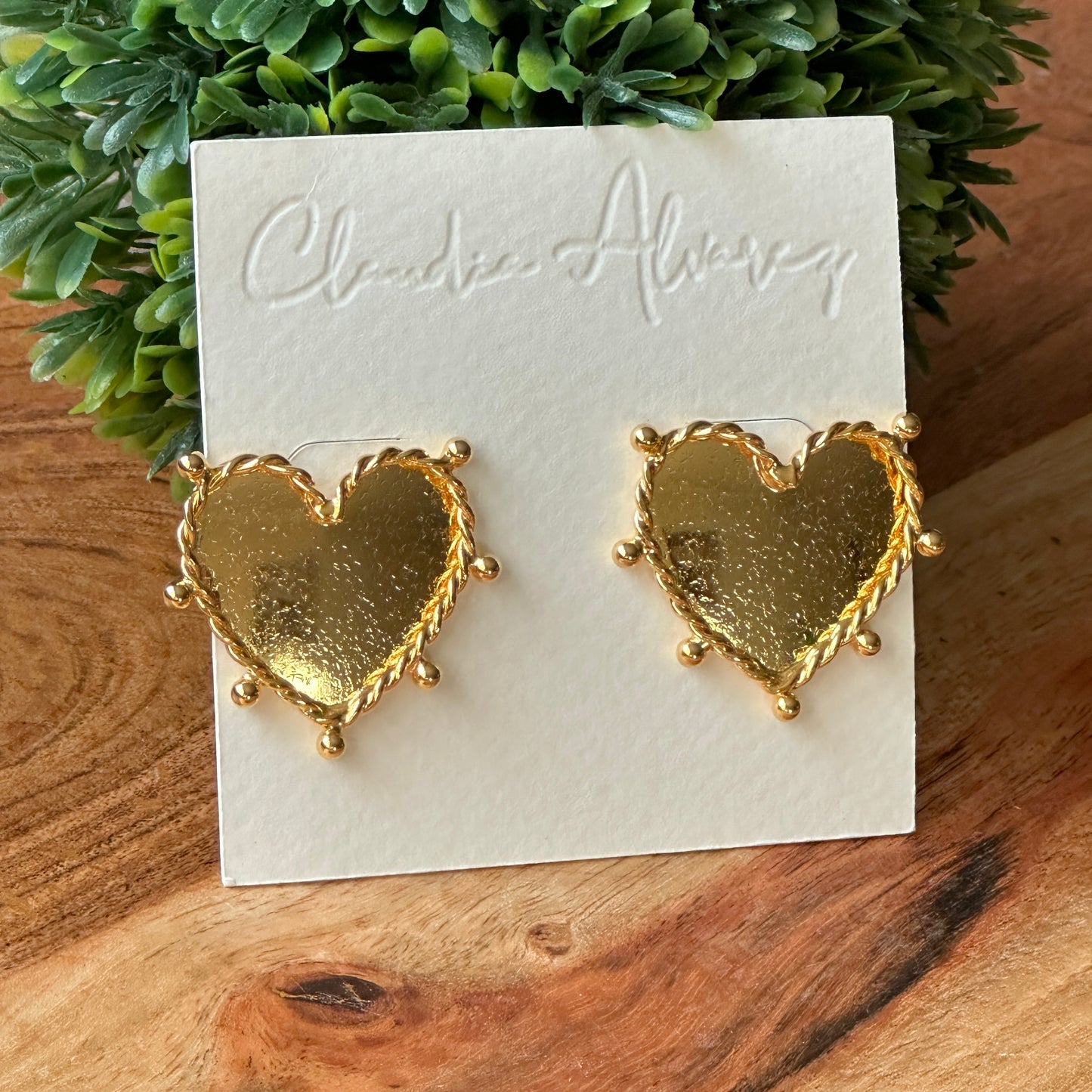 Dots + Hearts Earrings