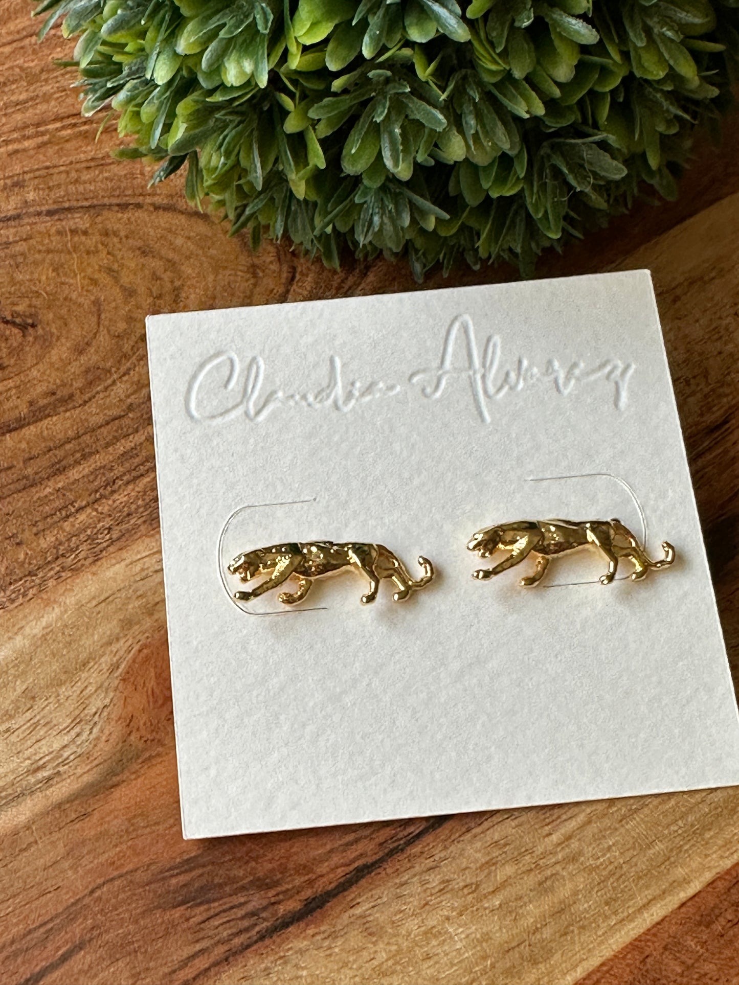 Jaguar Post Earrings