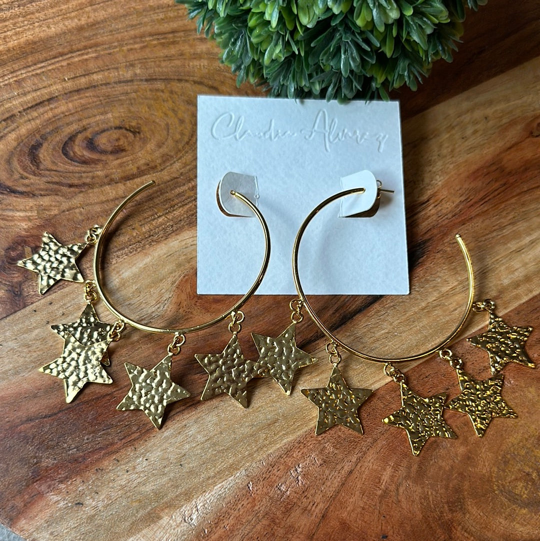 Stars Dangle Earrings